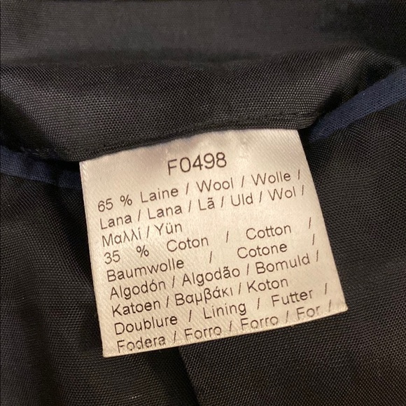 LACOSTE Men’s Slim Blazer Size 3XL Black - Picture 8 of 14